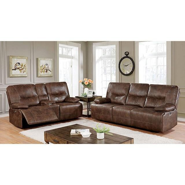 Large Picture of Furniture of America Chantoise CM6228BR-CH Power Recliner