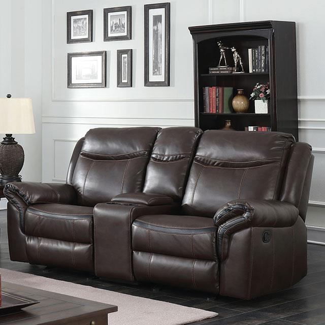 Large Picture of Furniture of America Chenai CM6297-LV-VN Love Seat