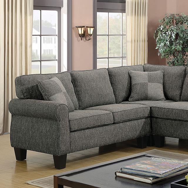 Large Picture of Furniture of America Rhian CM6329GY-SECT-VN Sectional
