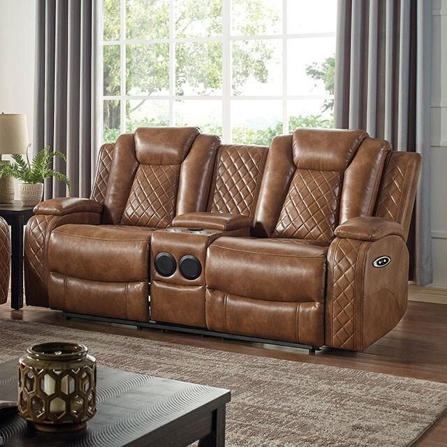 Large Picture of Furniture of America Alexia CM6346-LV Power Love Seat