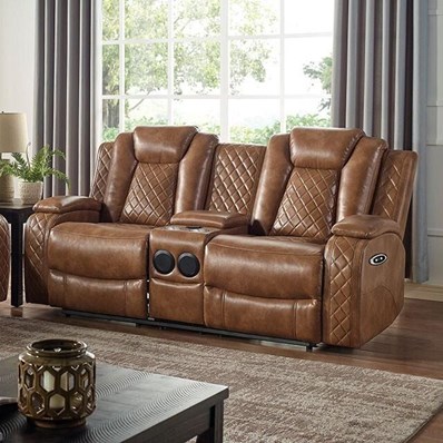 Furniture of America Alexia CM6346-LV Power Love Seat