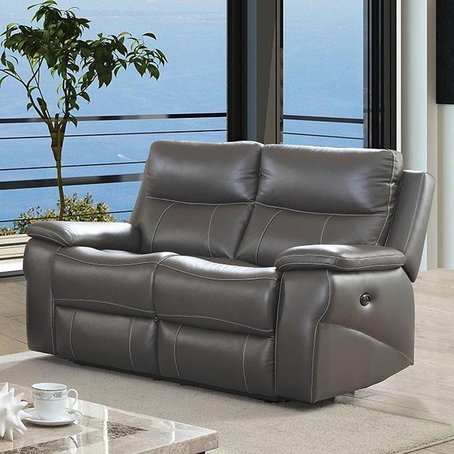 Large Picture of Furniture of America Lila CM6540-LV-PM Power-Assist Love Seat
