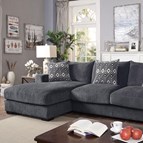 Furniture of America Kaylee CM6587-SECT-L L-Sectional w/ Left Chaise