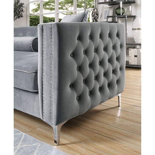 Large Picture of Furniture of America Amie CM6652GY-SECT Sectional