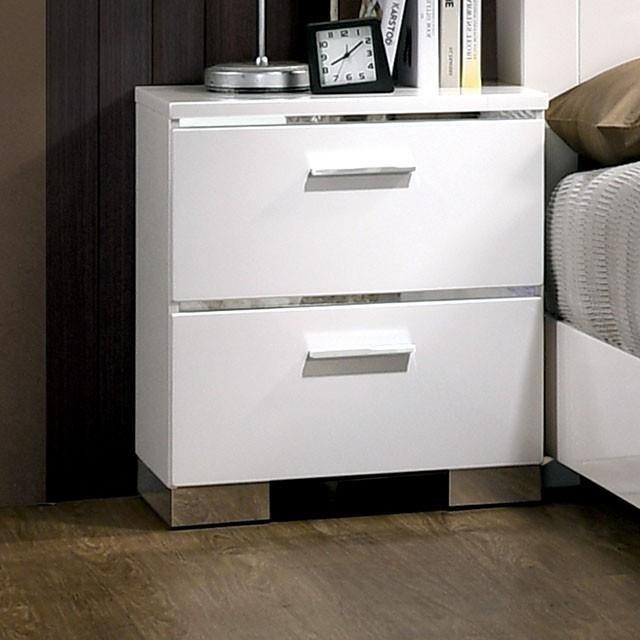 Furniture of America Carlie CM7049WH-N Night Stand