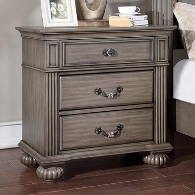 Furniture of America Syracuse CM7129GY-N Night Stand