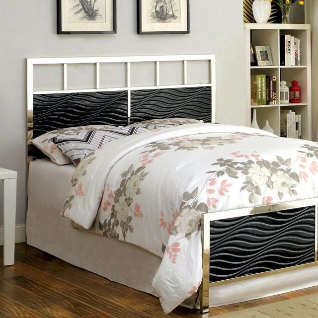 Large Picture of Furniture of America Calvin CM7131BK-Q Queen Bed