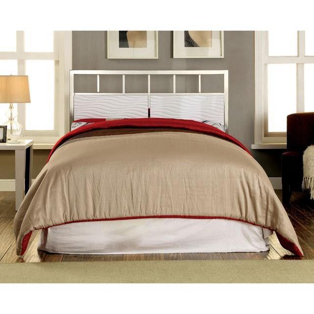 Large Picture of Furniture of America Calvin CM7131WH-CK Cal.King Bed
