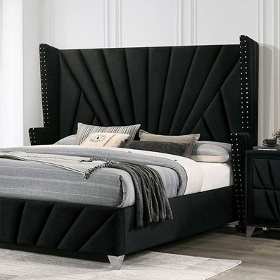 Furniture of America Carissa CM7164BK-EK-BED E.King Bed