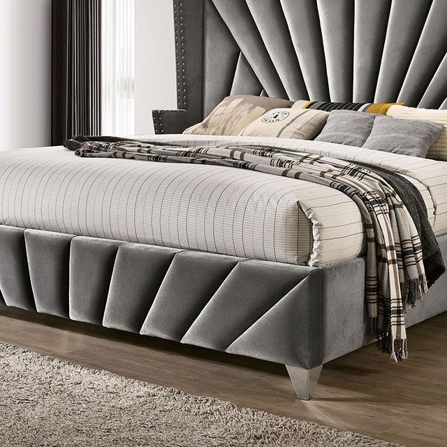 Large Picture of Furniture of America Carissa CM7164CK-BED