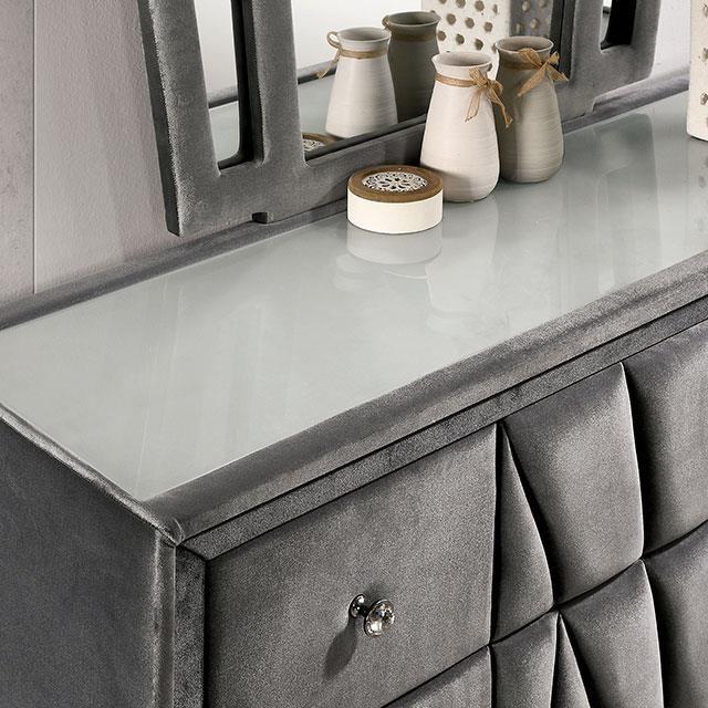 Large Picture of Furniture of America Carissa CM7164EK-BED E.King Bed