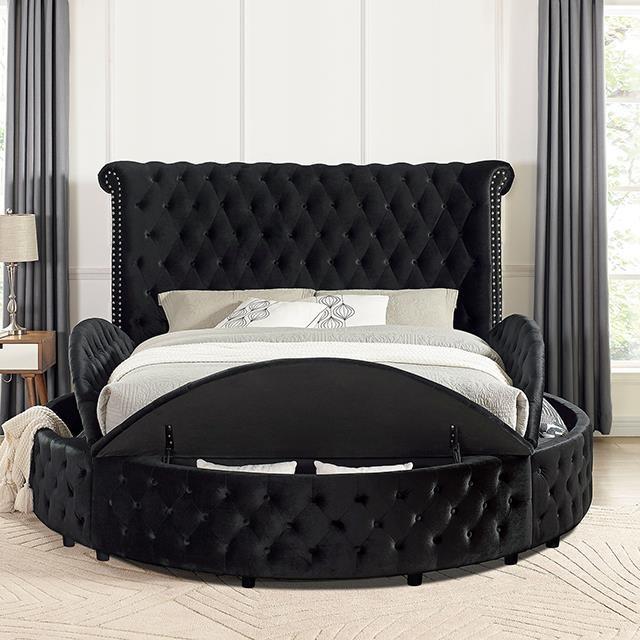 Large Picture of Furniture of America Sansom CM7178BK-EK-BED E.King Bed