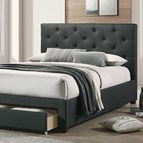 Furniture of America Sybella CM7218DG-T-BED Twin Bed