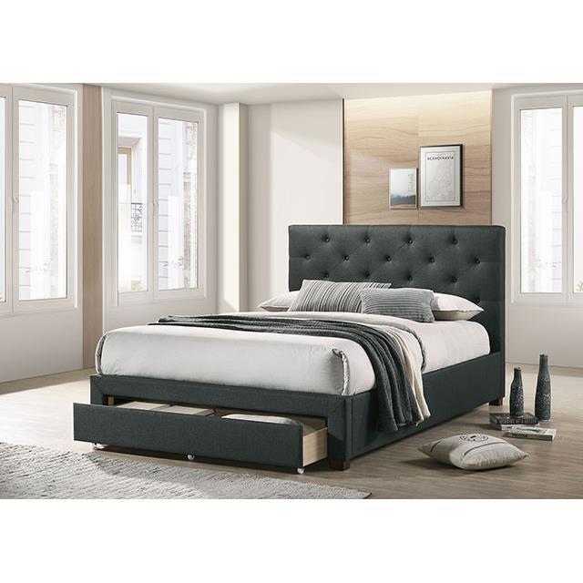 Large Picture of Furniture of America Sybella CM7218DG-T-BED Twin Bed