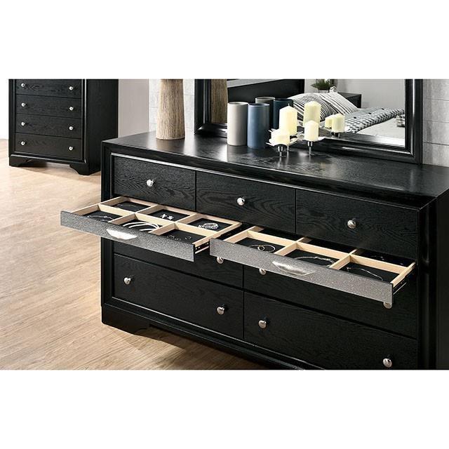 Large Picture of Furniture of America Chrissy CM7552BK-D