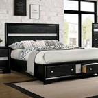 Furniture of America Chrissy CM7552BK-Q-BED Queen Bed