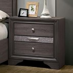 Furniture of America Chrissy CM7552GY-N Night Stand
