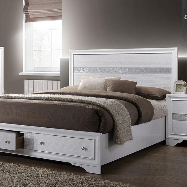 Large Picture of Furniture of America Chrissy CM7552Q-BED Queen Bed