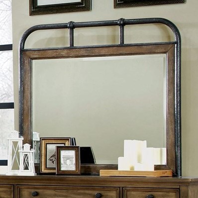 Furniture of America Mcville CM7558MM Mirror w/ Metal Frame