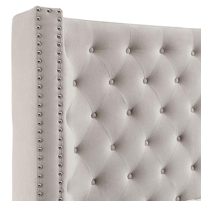 Large Picture of Furniture of America Rosabelle CM7669IV-Q-BED Queen Bed