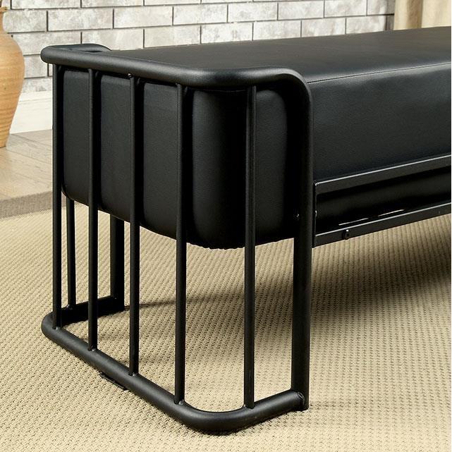 Large Picture of Furniture of America Charla CM7716BN-PK Bench