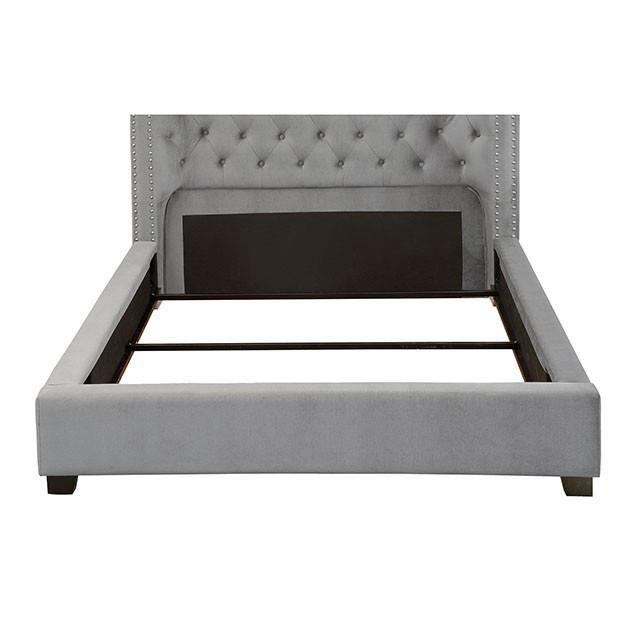 Large Picture of Furniture of America Cayla CM7779GY-CK-BED-VN