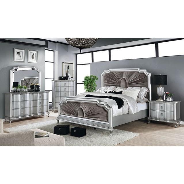 Large Picture of Furniture of America Aalok CM7864CK-BED Cal.King Bed