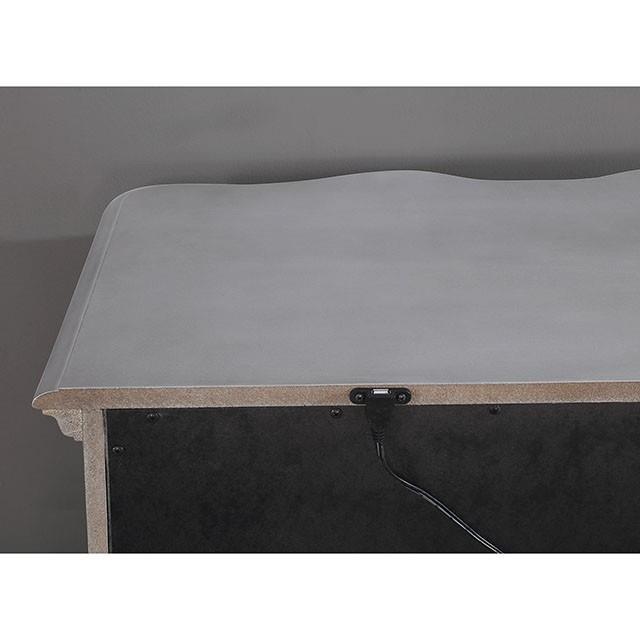 Large Picture of Furniture of America Aalok CM7864EK-BED E.King Bed