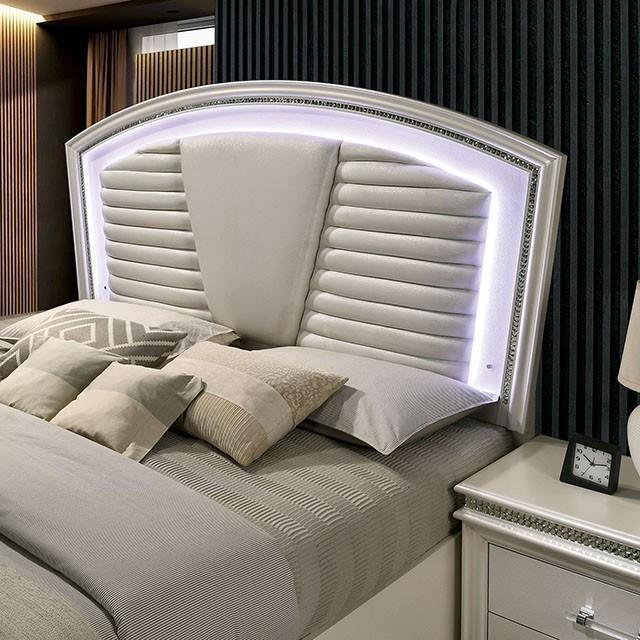 Large Picture of Furniture of America Maddie CM7899CK-BED Cal.King Bed