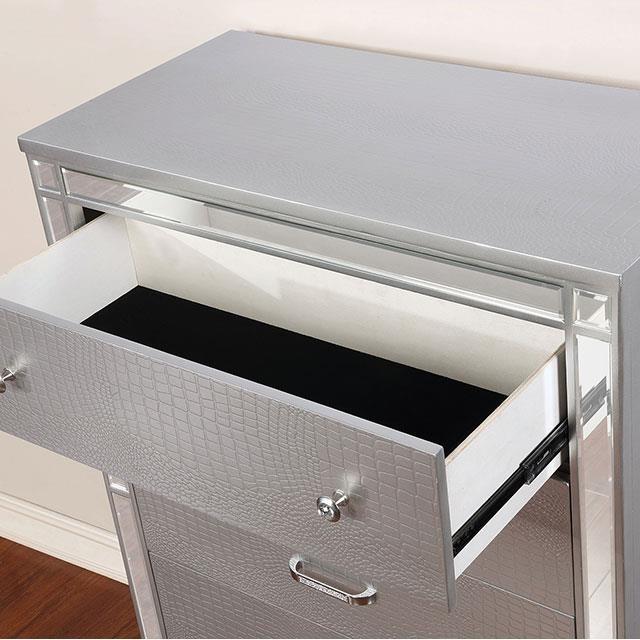 Large Picture of Furniture of America Brachium CM7977SV-C Chest