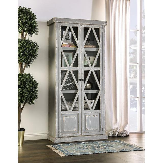 Large Picture of Furniture of America Zenia EM-AC094GY Curio
