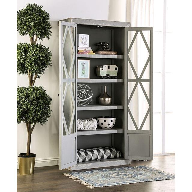 Large Picture of Furniture of America Zenia EM-AC094GY Curio