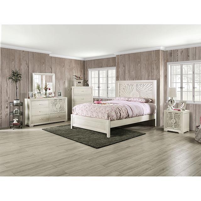 Large Picture of Furniture of America Geneva EM7080IV-N Night Stand