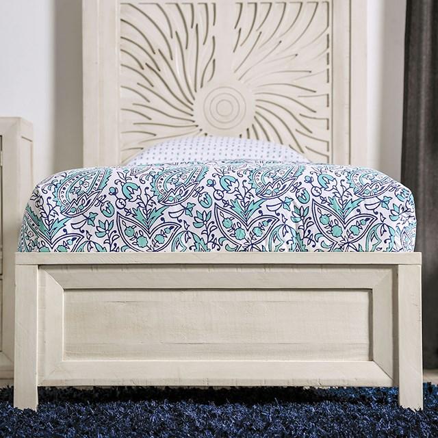 Large Picture of Furniture of America Geneva EM7080IV-T-BED Twin Bed