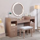 Furniture of America Yasmine FOA-DK5683PK-PK Vanity Set