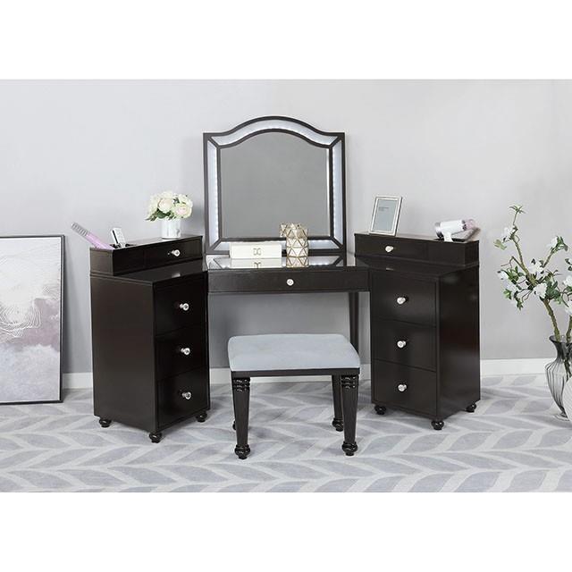 Large Picture of Furniture of America Tracie FOA-DK5686DG-PK Vanity Set