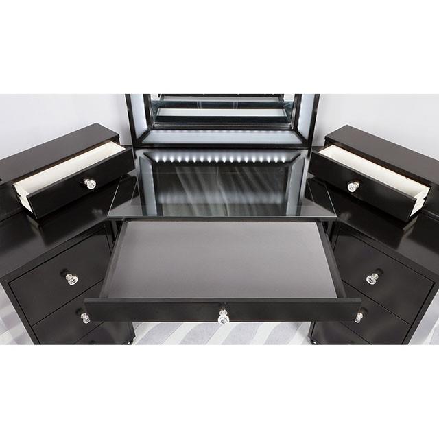 Large Picture of Furniture of America Tracie FOA-DK5686DG-PK Vanity Set
