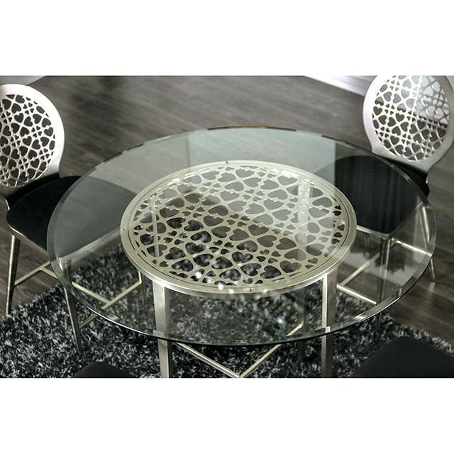 Large Picture of Furniture of America Abner FOA3743PT-TABLE Counter Ht. Table