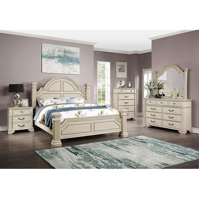 Large Picture of Furniture of America Pamphilos FOA7144WH-M Mirror