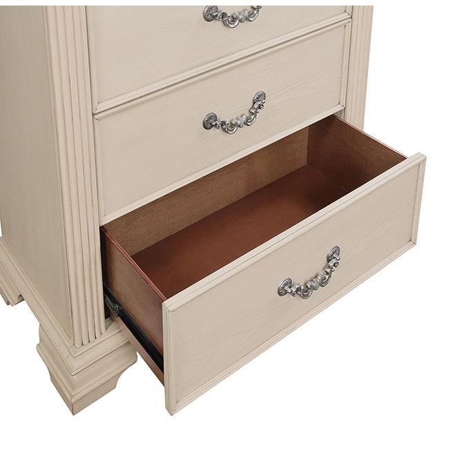 Large Picture of Furniture of America Pamphilos FOA7144WH-Q-BED Queen Bed