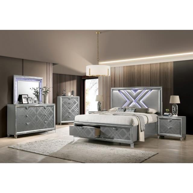Large Picture of Furniture of America Emmeline FOA7147EK-BED