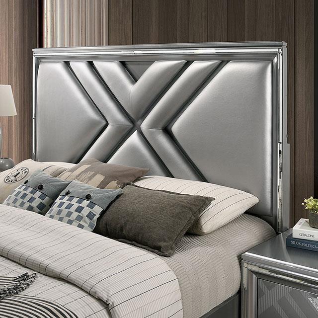 Large Picture of Furniture of America Emmeline FOA7147EK-BED