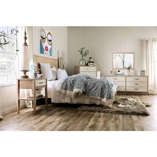 Large Picture of Furniture of America Roseburg FOA7605CK-BED Cal.King Bed