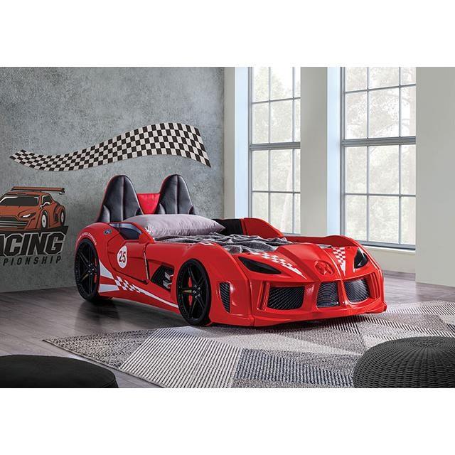 Large Picture of Furniture of America Trackster FOA7723RD-BED Bed
