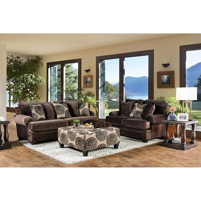 Furniture of America Bonaventura SM5142BR-LV Love Seat