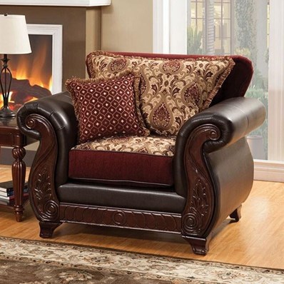 Furniture of America Franklin SM6107N-CH Chair