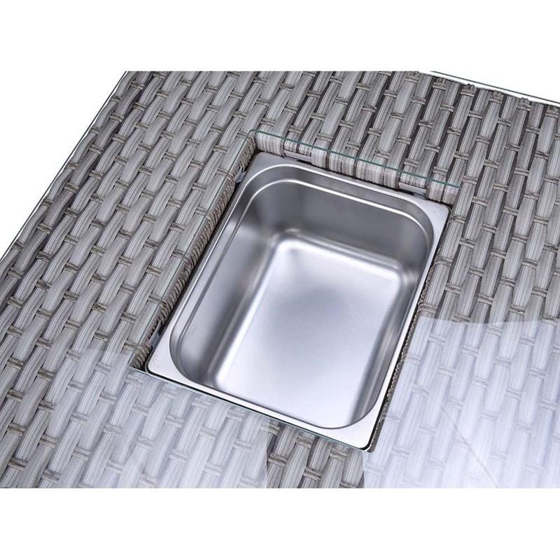 Large Picture of Acme Furniture Laurance OT01092 Patio Sectional Sofa & Cocktail Table