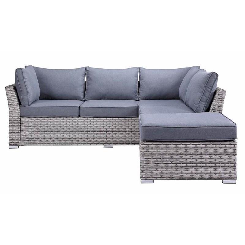 Large Picture of Acme Furniture Laurance OT01092 Patio Sectional Sofa & Cocktail Table