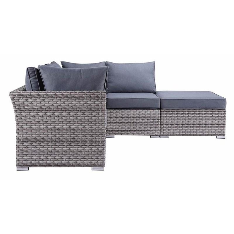 Large Picture of Acme Furniture Laurance OT01092 Patio Sectional Sofa & Cocktail Table