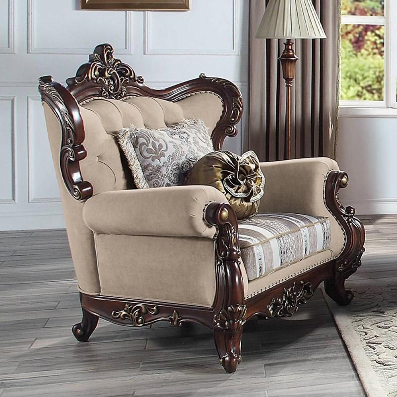 Acme Furniture Ragnar LV01124 Chair with 2 Pillows